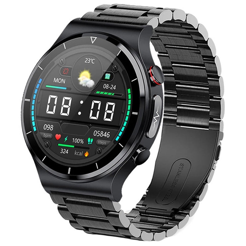 The New Smart Watch with Wireless Charging & ECG Monitoring – Advanced Health, Effortless Power