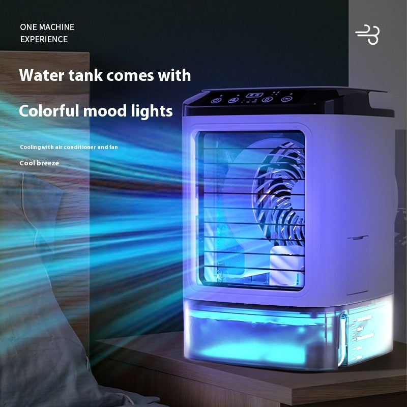 Dual Spray Cooling Air Cooler | New Style Desktop USB Electric Fan & Portable Air Conditioner for Quick Refrigeration