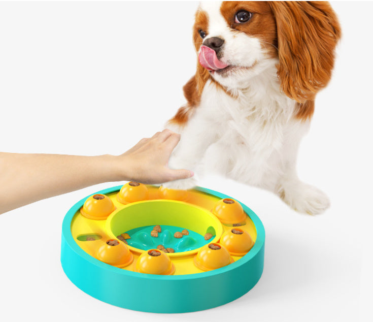 Dog Pets Puzzle Toys Slow Feeder – Interactive Food Dispenser, NonSlip Bowl, Increase Puppy IQ, Training Game | Pet Dogs Supplies