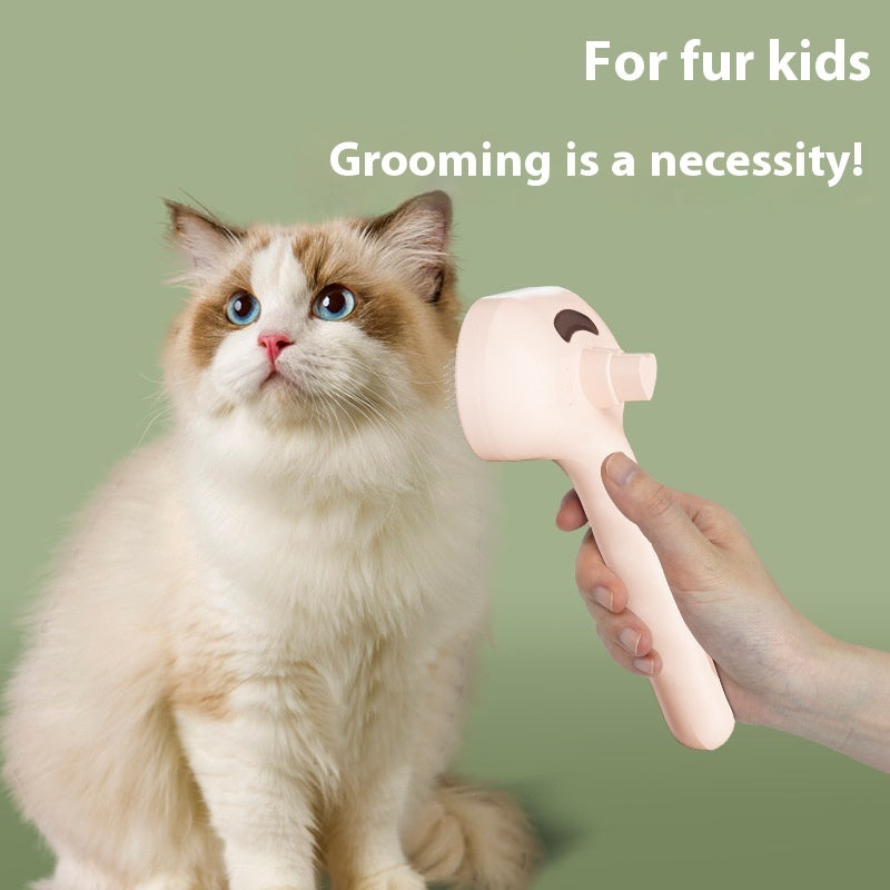 Pets Spray Hair Comb & Pet Hair Remover – Cleaning Brush, Cats Grooming, Dog Accessories Tools, Dematting Water Mist Humidifier Comb, Pet Supplies