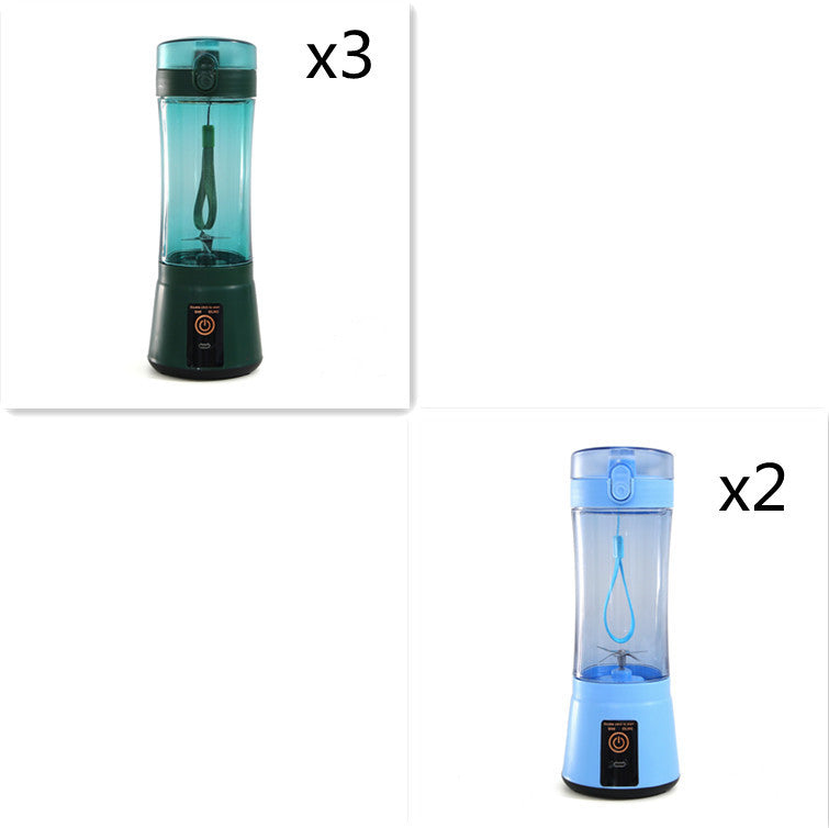 Wireless USB Rechargeable Portable Electric Fruit Juicer – Mini Multifunction Mixer & Summer Smoothie Blender Machine for Kitchen Supplies