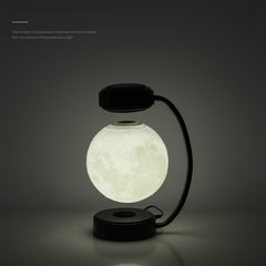 Wireless Magnetic Levitating 3D LED Moon Night Light – Rotating Floating Ball Lamp for Home, Office, Bookshop & School Decor