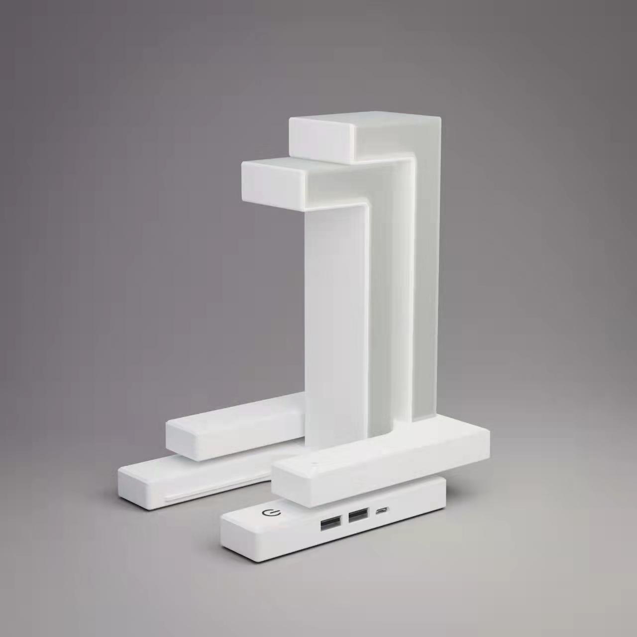 Creative Floating Balance Lamp – Smartphone Wireless Charging Suspension Table Lamp for Home Bedroom