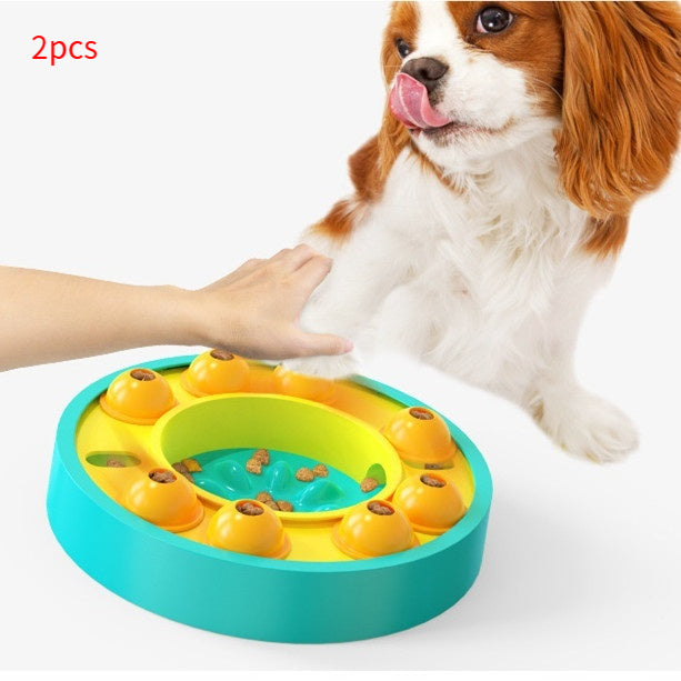 Dog Pets Puzzle Toys Slow Feeder – Interactive Food Dispenser, NonSlip Bowl, Increase Puppy IQ, Training Game | Pet Dogs Supplies